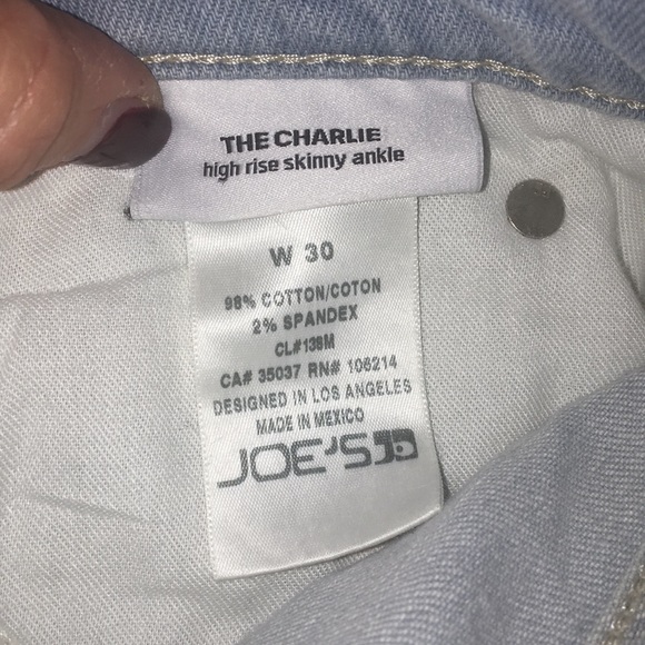 JOES JEANS  THE CHARLIE HIGH RISE SKINNY ANKLE - Picture 4 of 8